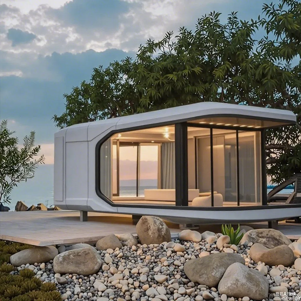 Luxury Comfort Modular Steel Prefab Capsule House for Prefabricated Capsule Room