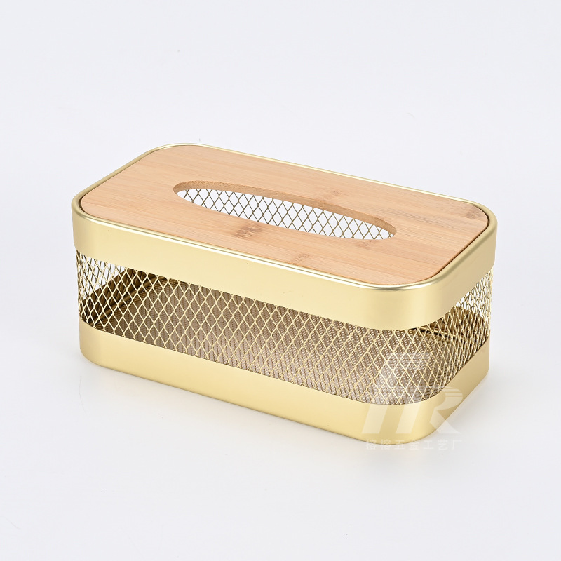 New Products Creative Metal Ornaments High-End Household Tissue Box