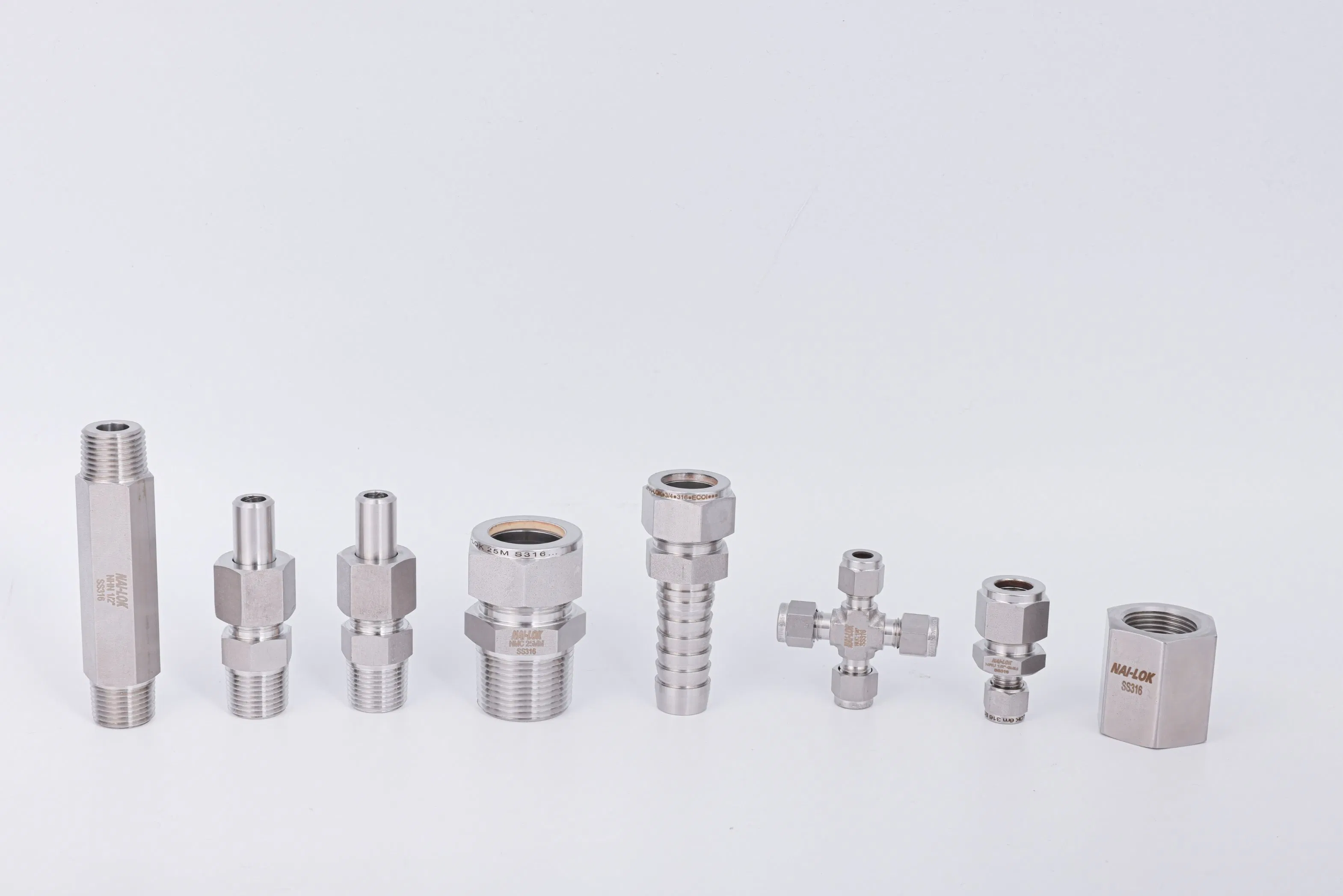 Nai-Lok Instrument Fittings Stainless Steel 316 Compression Fitting Male Connector