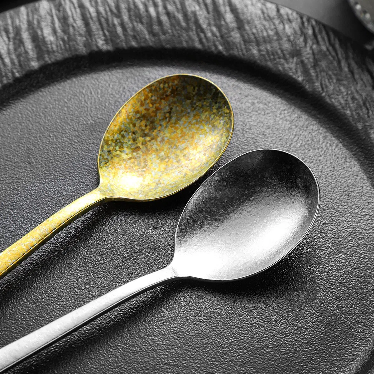 Premium Colored Titanium Coffee Spoon Lightweight Reusable for Latte & Cappuccino
