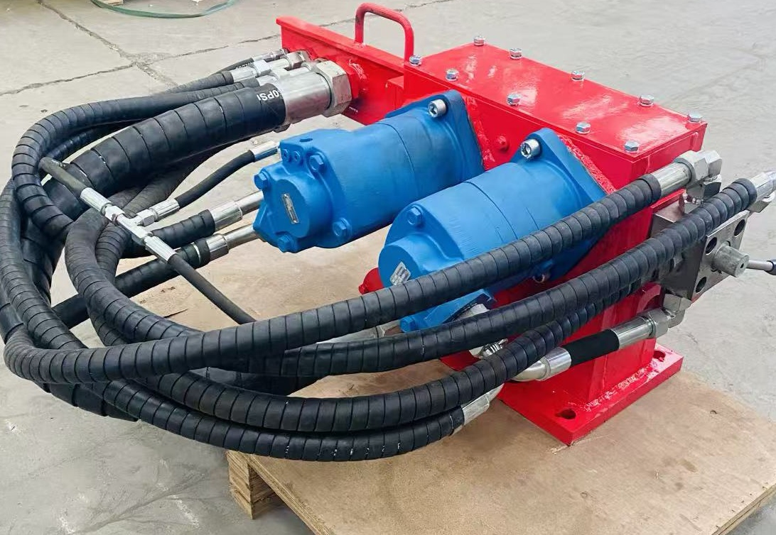 High-Efficiency Rotary Drill Head for Multi-Terrain Water Well Drilling Rigs