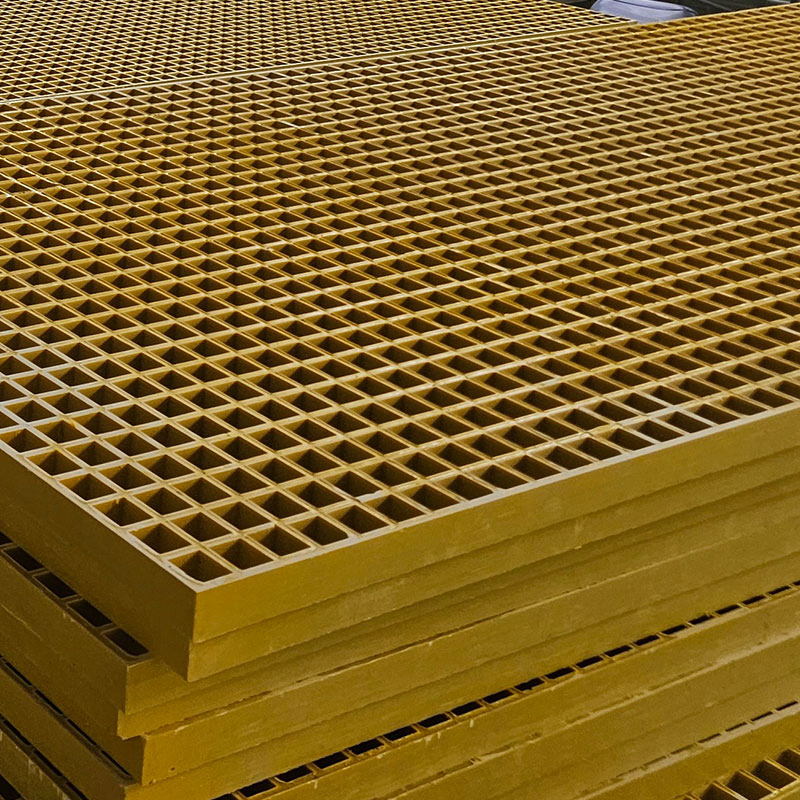 Reinforced FRP Grating From Chinese Manufacturer Structural Mesh Floor System for Harsh Environments Platforms Walkways Drain Covers