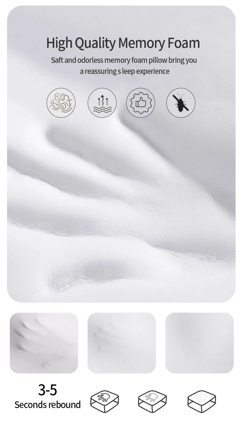 OEM ODM Ergonomic Cervical Pillow for Sleeping Orthopedic Support Pillow