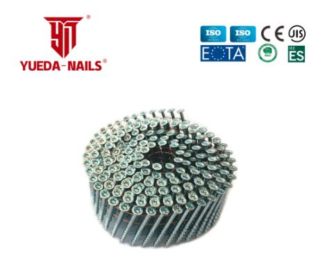 Yueda 16 Degree Bright/Polish/Eg/SS304/SS316 Smooth/Screw/Ring/Groove Paper Tape Strip/Framing/Plastic Strip/Coil/Loose/Bulk/Roofing Nails for Nailer