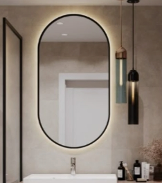 LED Mirror Wall Mounted - 6mm Thickness, 4000K Versatile Color Temperature