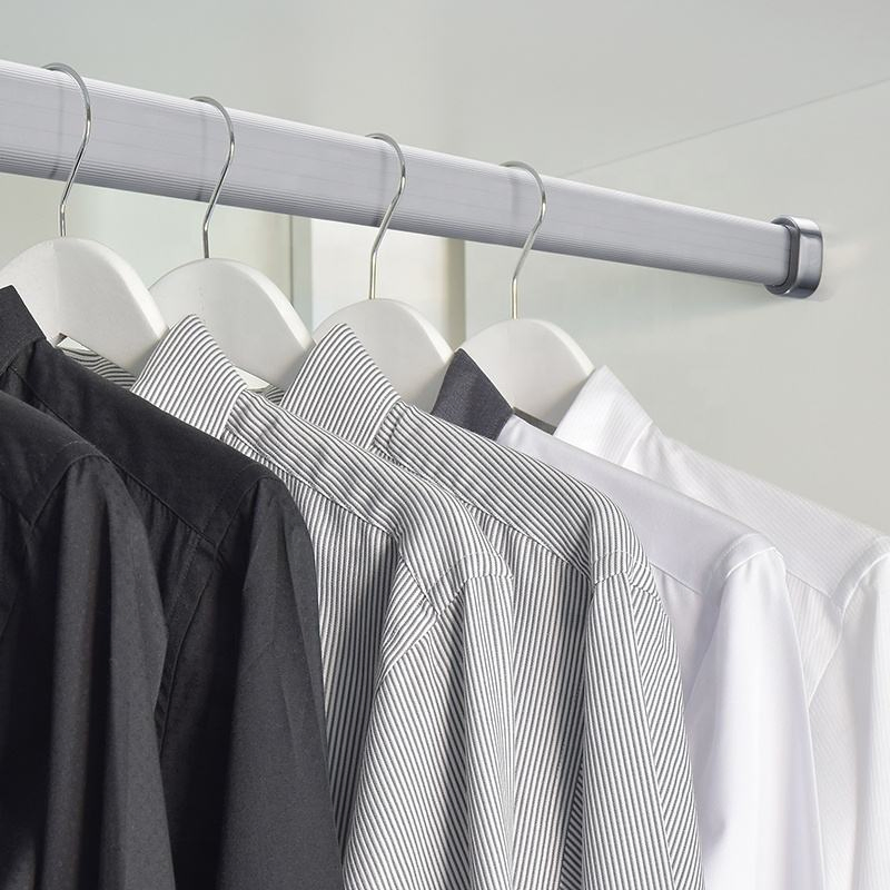 Urniture Wardrobe Closet Hanging Tube Rod Clothes Wardrobe Hanger Clothes Rail Wardrobe Hanging Rail