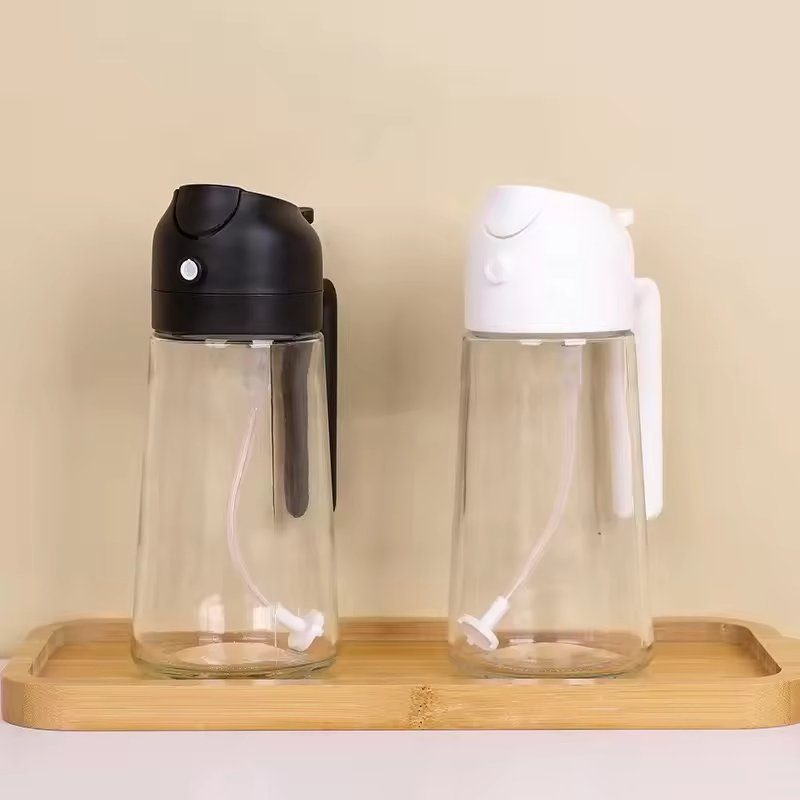 470ml Glass Oil Spray Bottle for Cooking BBQ Olive Oil Dispenser Oil Sprayer Bottle Kitchen Tools