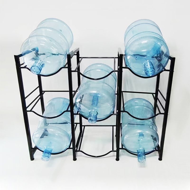 Space-Saving Metal Bottle Holder for Large Water Jugs