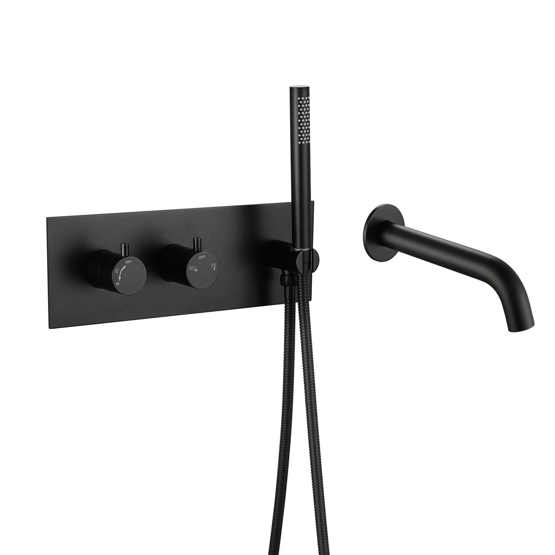 Amazon Hot Selling 304 Stainless Steel Wall Mounted Concealed Bathroom Bathtub Shower Sets