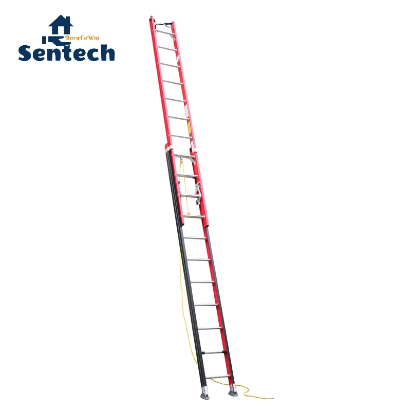 2X12 24f Telecom Extension Telescopic Fiberglass Ladder Type Ia for Professional Use