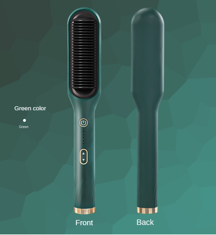 Ceramic Digital Straightening Comb Hair Styler Straightener Curler