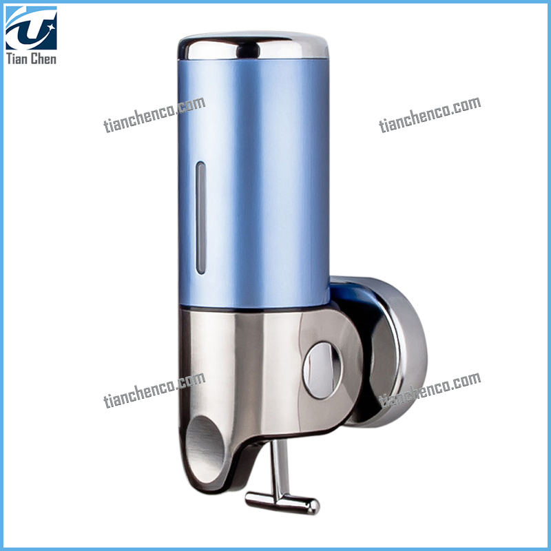 Single Head Shampoo or Conditioner Dispenser Wall Mounted Hotel Press Pump Soap Dispenser