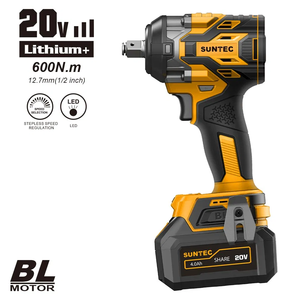 Беспроводной гайковерт Suntec 20V 600 Н·м 1/2 дюйма