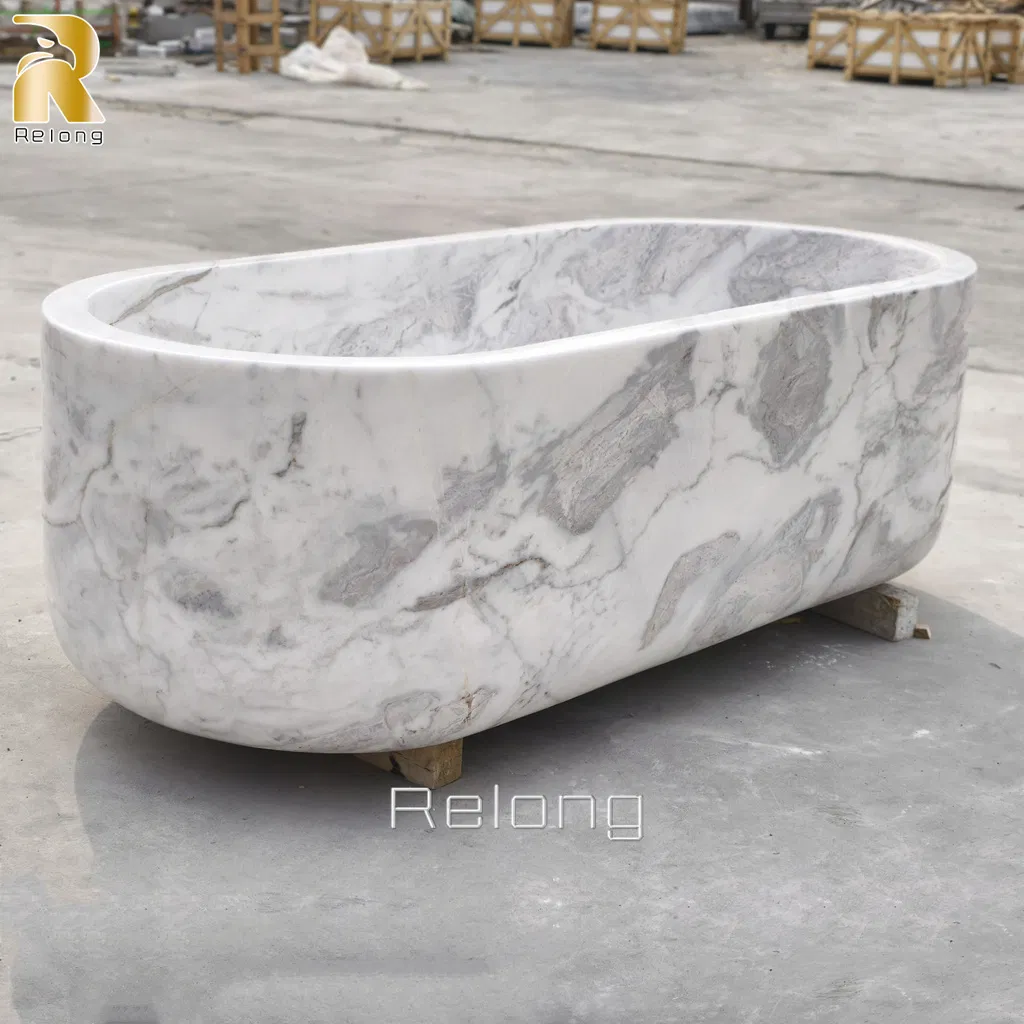Мраморная ванна фристандинг на заказ