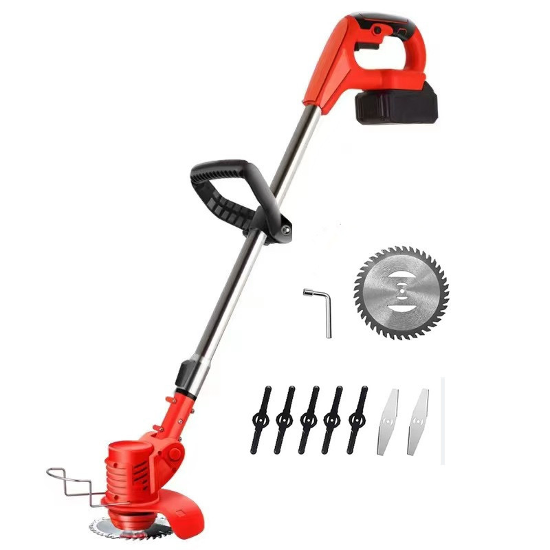 Аккумуляторная колесная газонокосилка-триммер