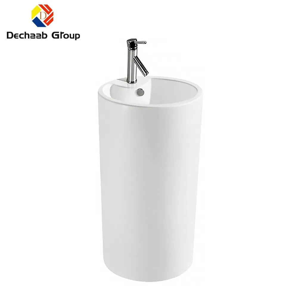 White Toilet Wash Basin with Standard Package Packed