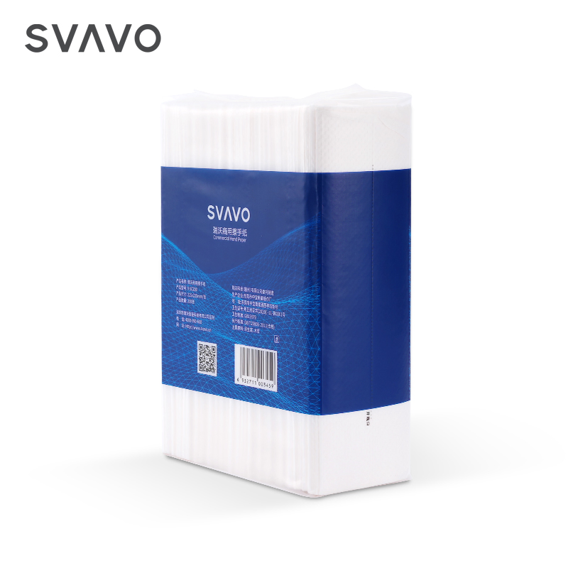 Svavo Cheap Hand Paper 200 Sheet 1 Layer C/V/Z Fold Tissue Paper Multifold Disposable Hand Towel