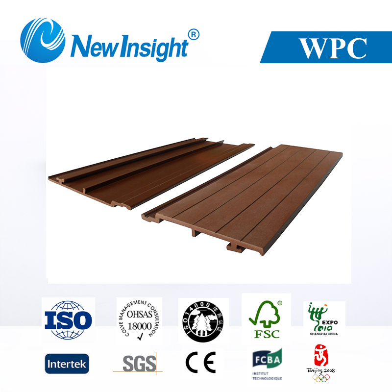 UV Resistance Waterproof Wall Panel Decorative WPC Co-Extrusion Castellation Cladding Customized
