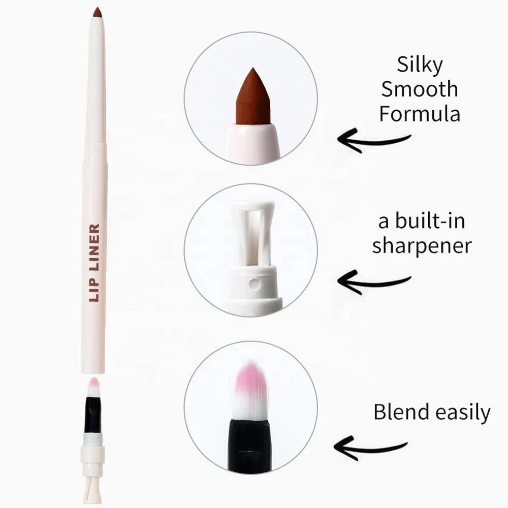 Vegan Retractable Lip Liner Pencil for All-Day Wear