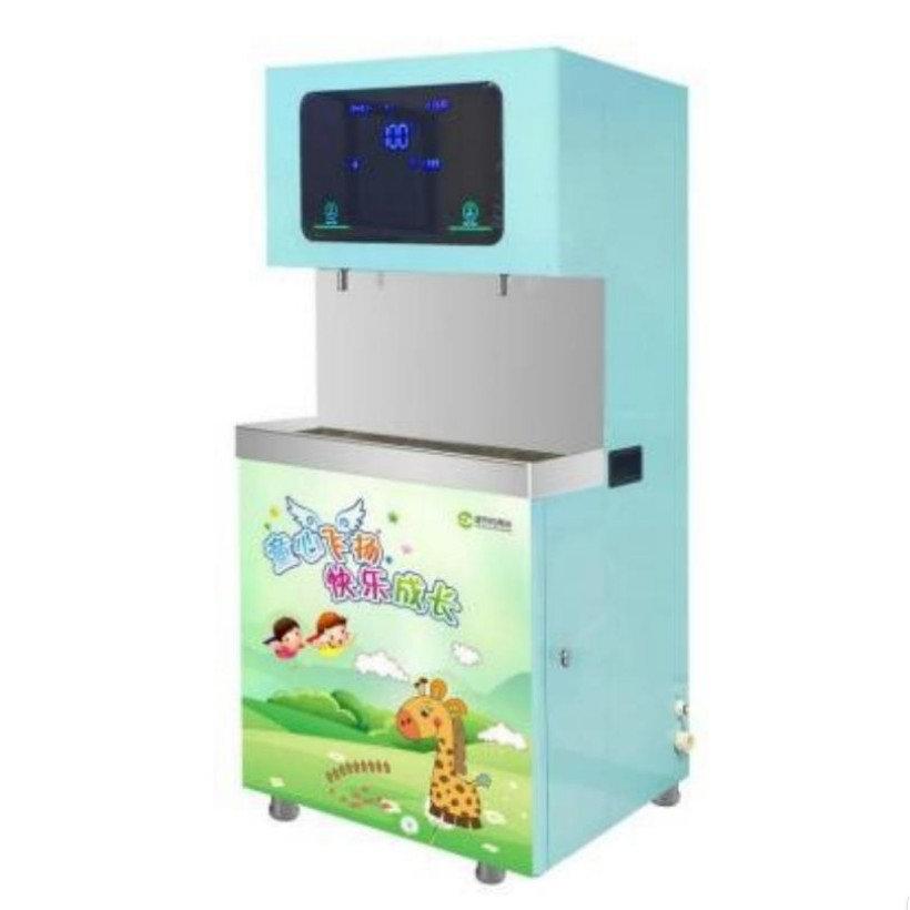 Commercial Water Heater with RO and UF Water Purification Systems.