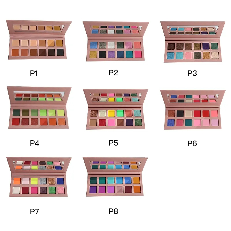 Wholesale 12 Colors Square Nude Eye Shadow Private Label Vegan Makeup Eyeshadow Palette