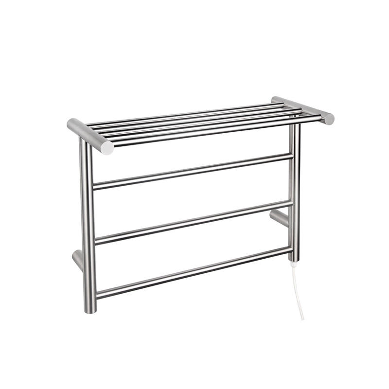 Wall Mounted Square Tube 304 Stainless Steel Towel Warmer Machine Electric Heated Towel Rack