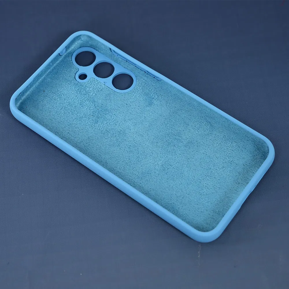 Чехол Samsung A55 Liquid Silicone, ударопрочный
