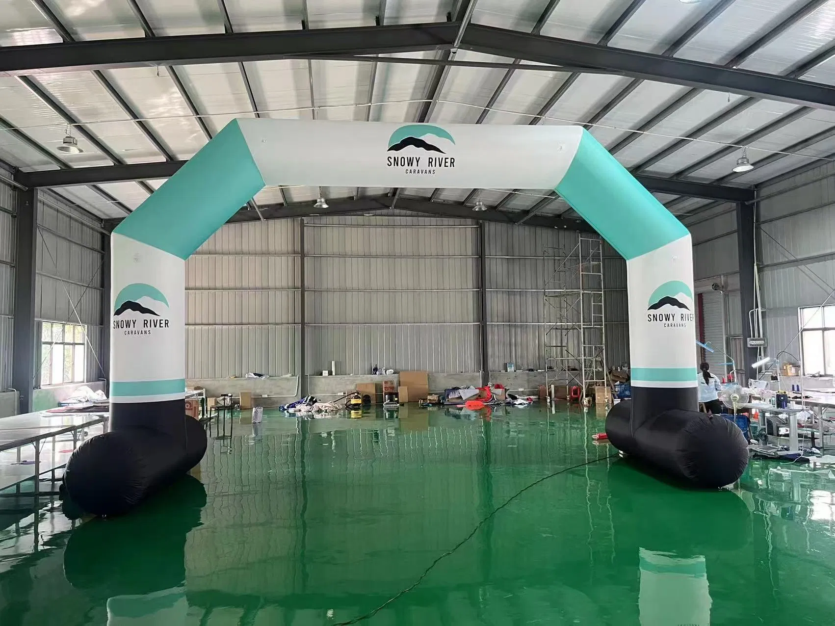 Large Outdoor Inflatable Party Arch with Blower Fan