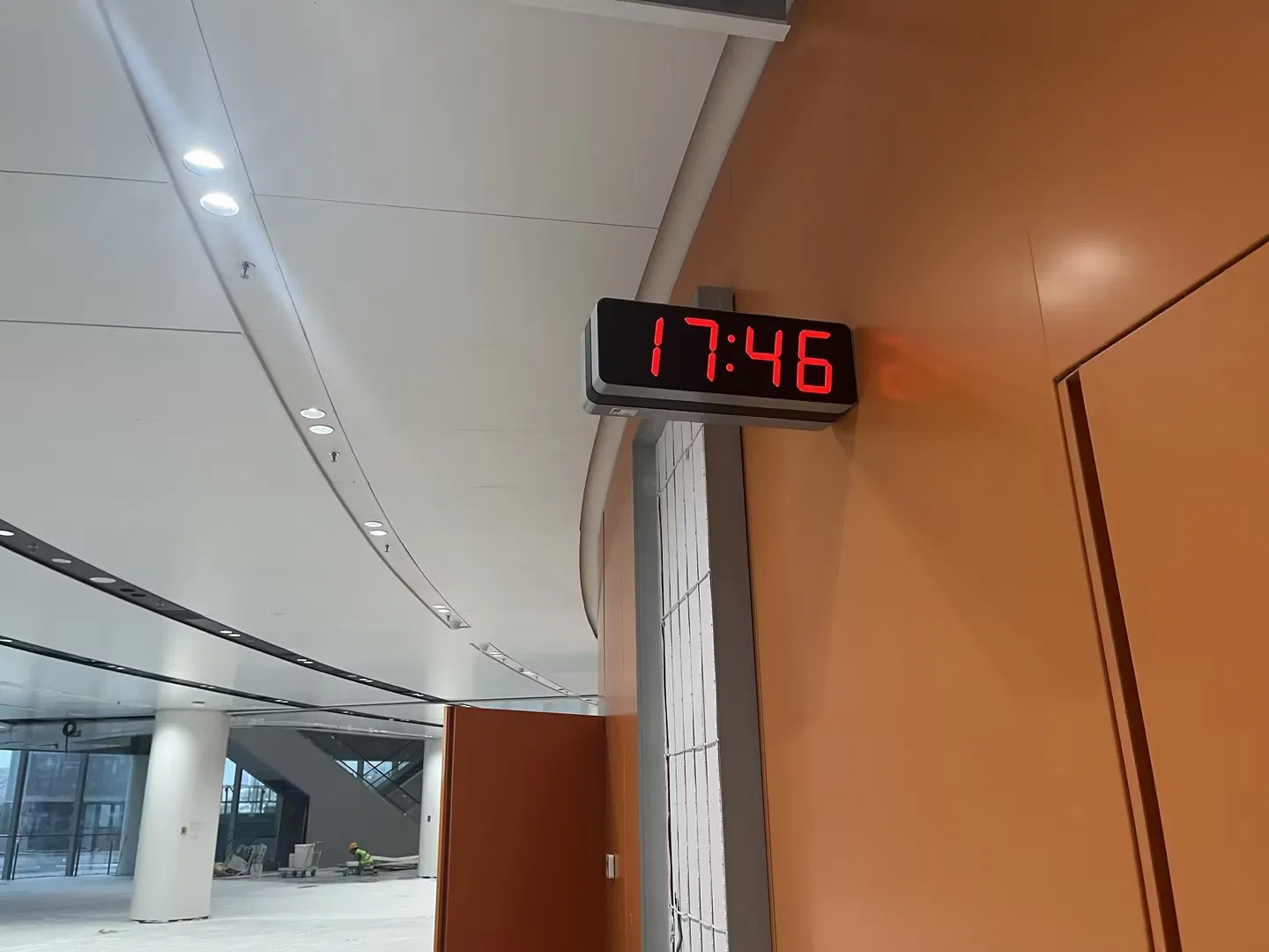 Sport Electric LED Clock Alarm Date LED Digital Clock System for Stadium