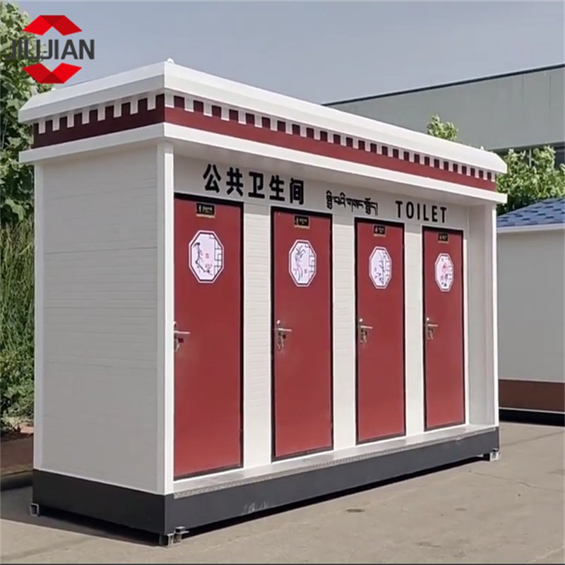 Modern Customized Public Mobile Multiple Container Portable Toilet for Scenic Spot