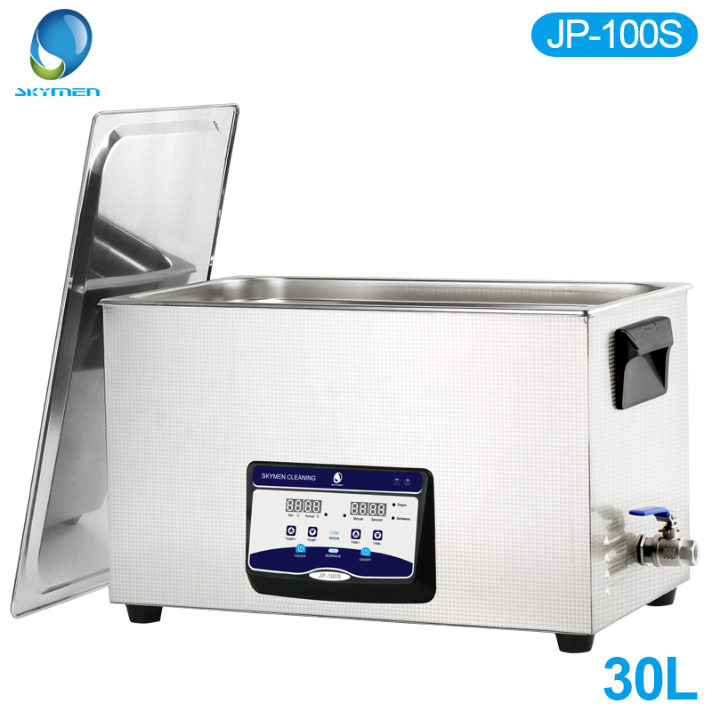 CE, RoHS Certification 110V/220V Digital Heating Ultrasonic Cleaner Jp-100s, 30L