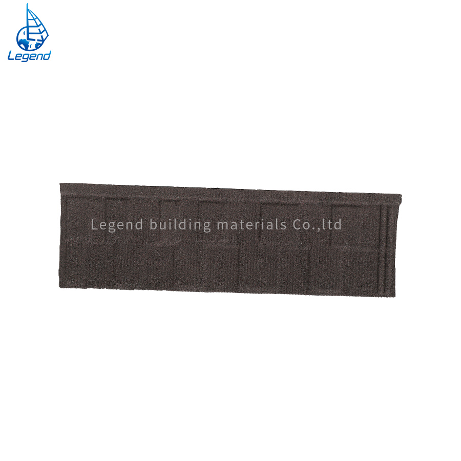 China Wholesale Flat Red/Blue/Black Steel Roofing Sheet Roof Tile for Spanish/Shingle Type