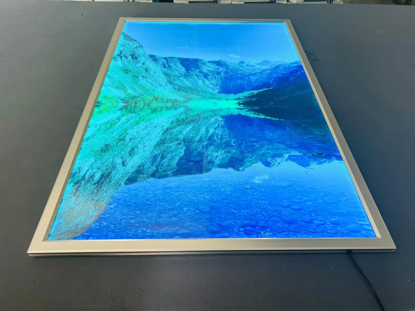 Remote Control Color Change Viewing Advertising Snap Light Box RGB Photo Frame