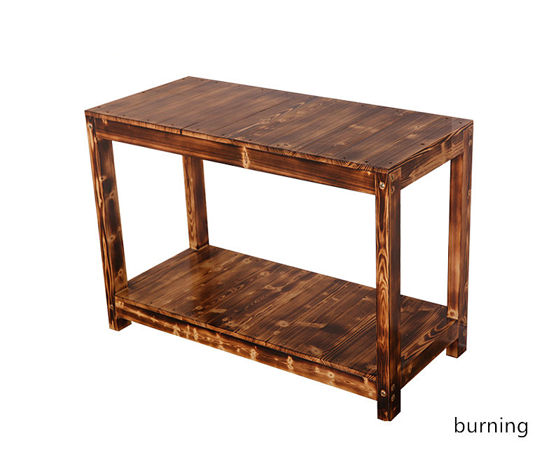 Wooden Rack Two Tier for Fish Tank & Sundries Wooden Support Wooden Stand