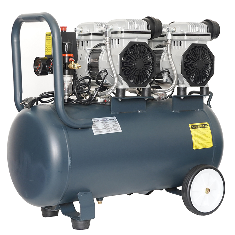 Безмасляный роторный воздушный компрессор 220В 24л