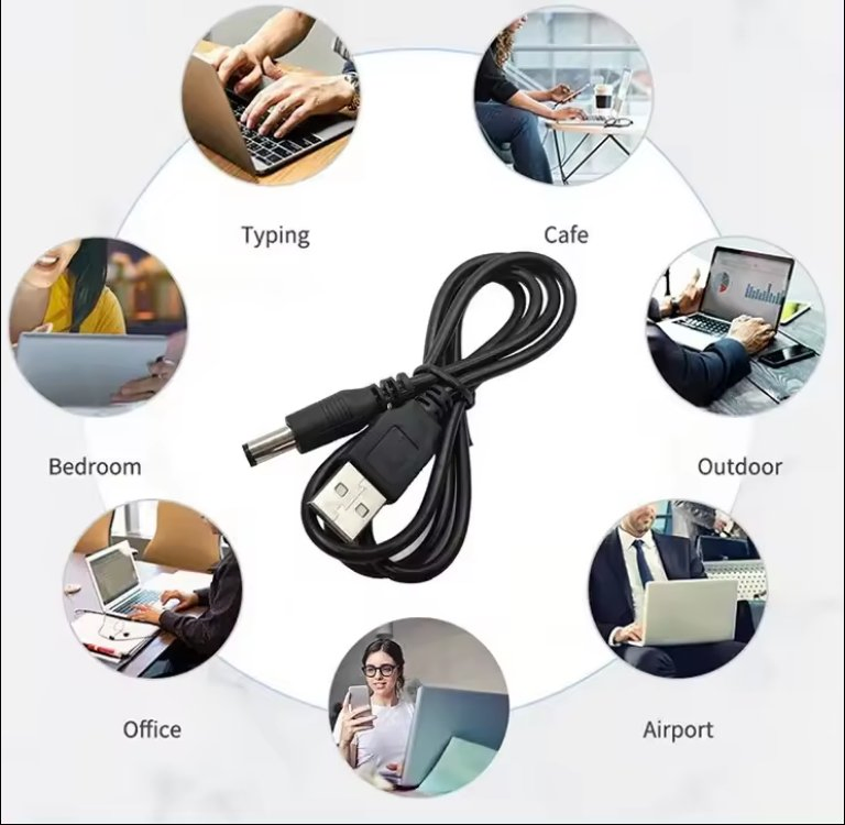 Universal 5V USB DC Power Cable 5V