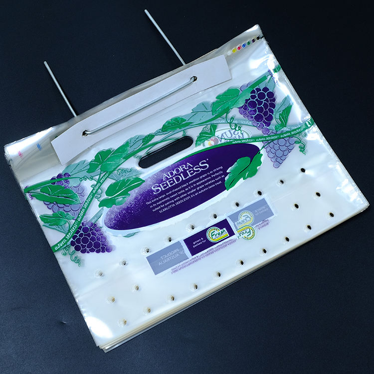 Manufacturer Factory Plastic Package Fruit Vegetable Bags with Logo