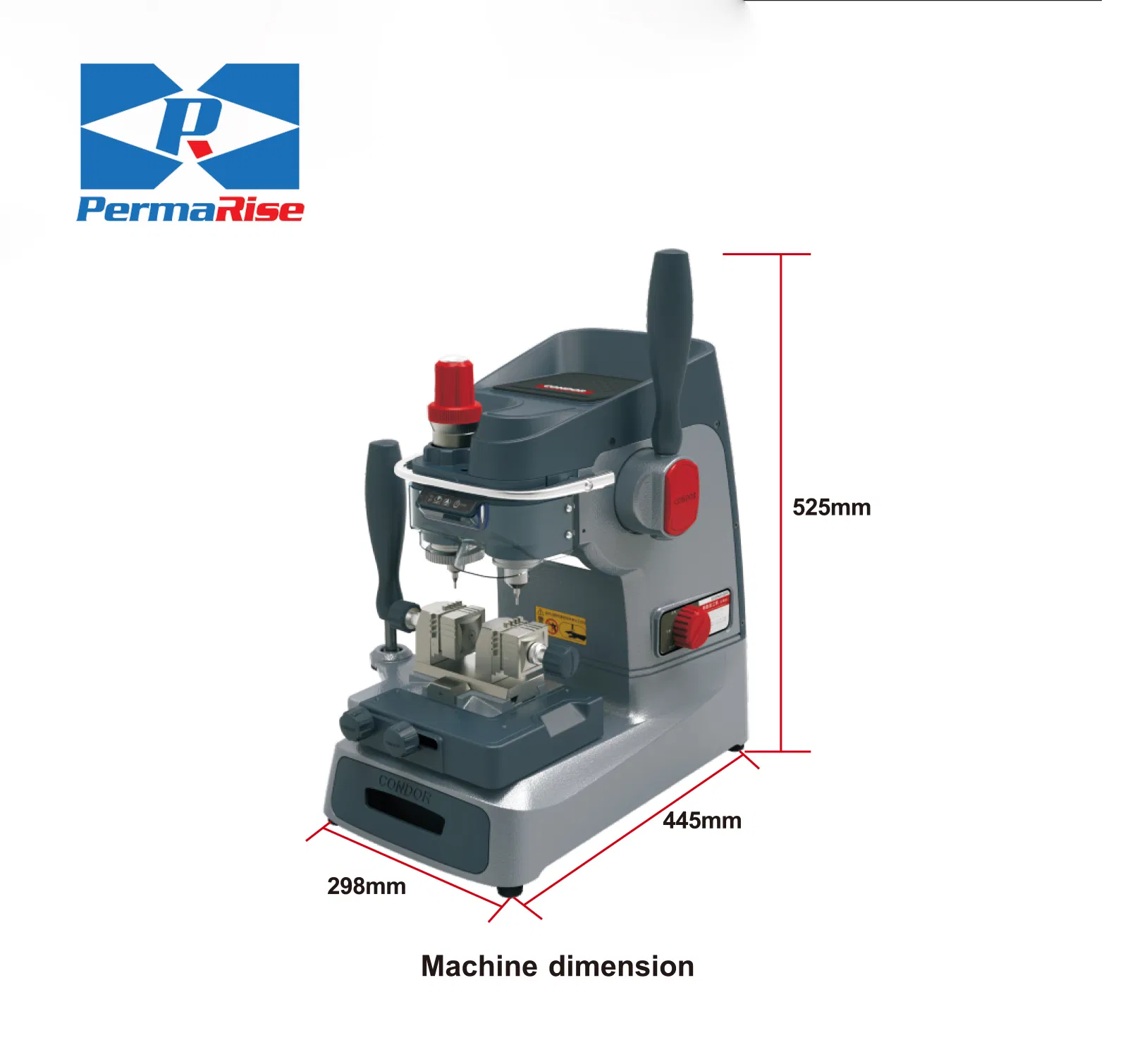 High Quality XP-002 Key Duplicate Machine, Manual Key Cutting Machine for Laser, Dimple and Flat Keys