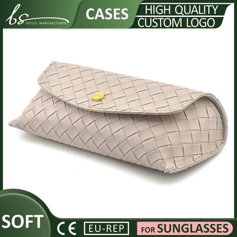 Fashion Leather Wholesale Soft Glasses Sunglasses Case