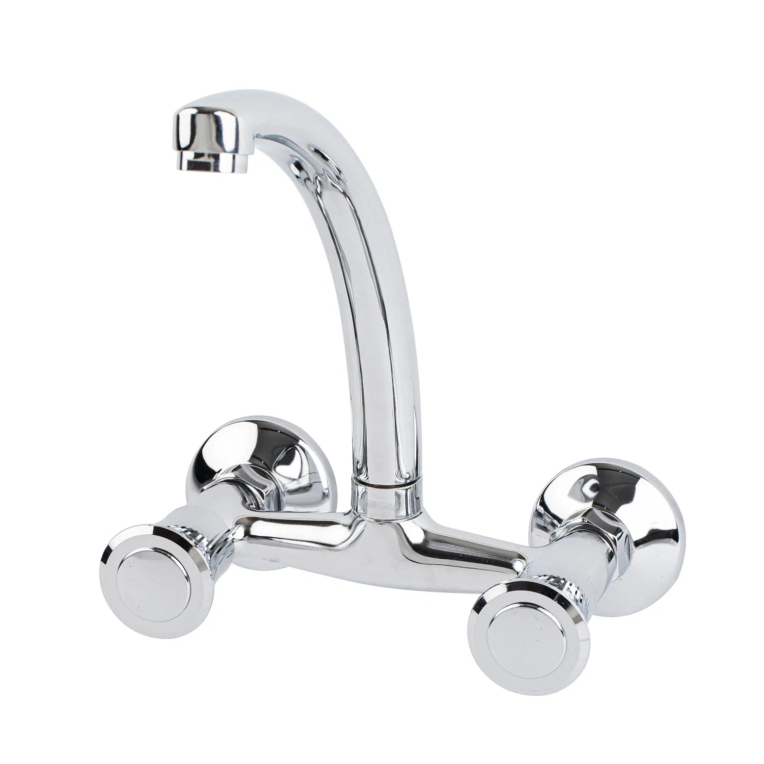Premium Double Hole Water Mixer Kitchen Tap with Durable Ceramic Valve