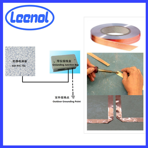 ПВХ антистатический пол ESD LN-01