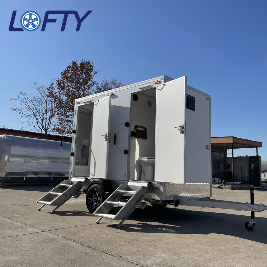 Public Toilet Portable Trailer Toilet Accessible VIP Toilet Trailer