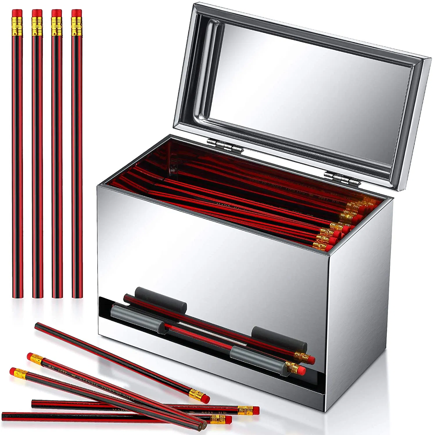 Коробка для трубочек пресс-типа, пенал