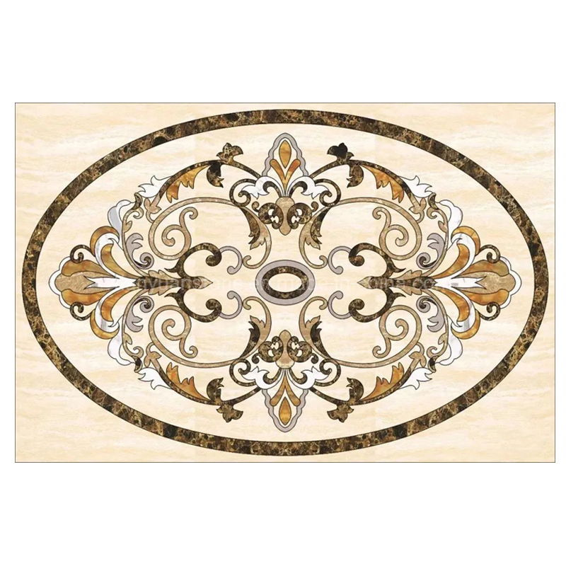 Мраморная мозаика для пола в ванной