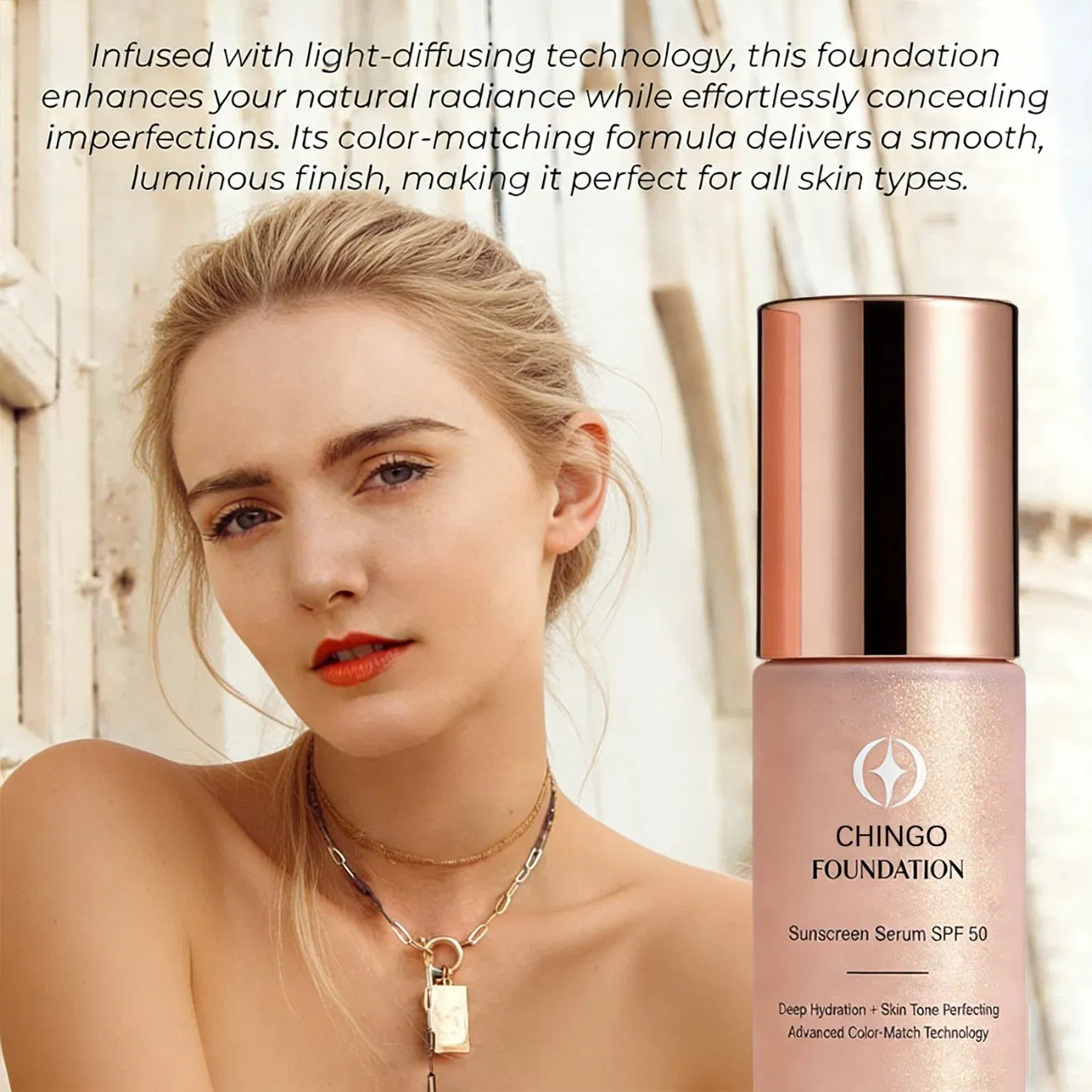 Powerful Concealing Long-Wear Even Liquid Foundation