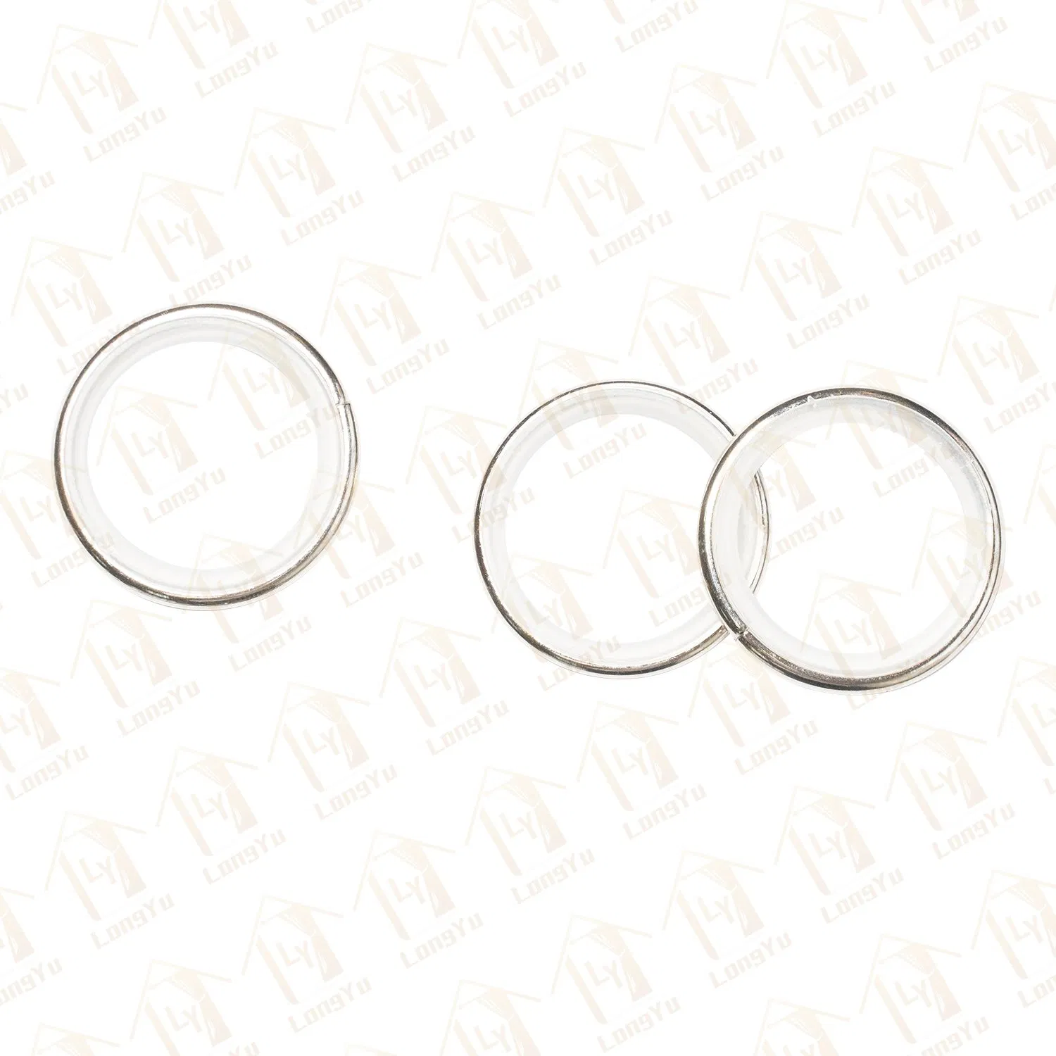 Window Curtain Rod Rings with Clips for Curtain Decoration