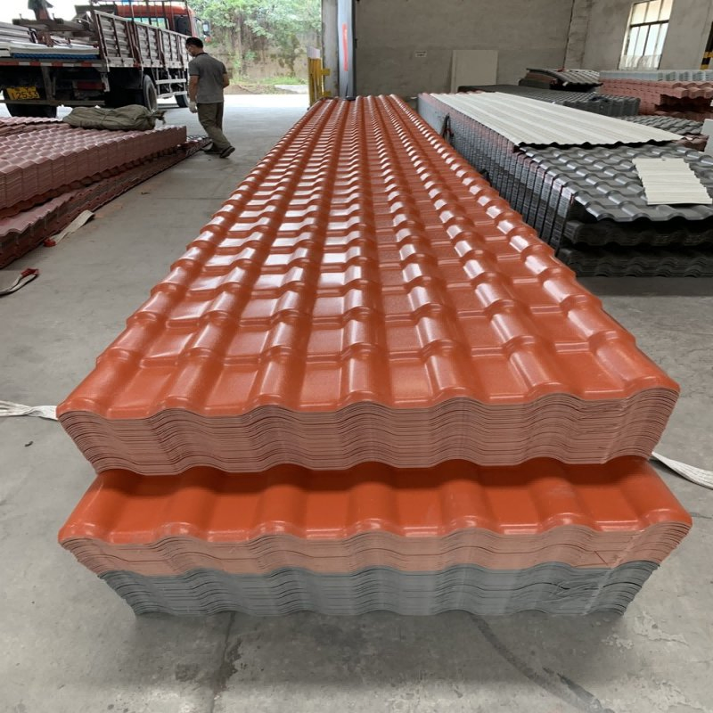 UPVC Sheet Waterproof UV Resistant PVC Tin Roof Panel Sheet for Park