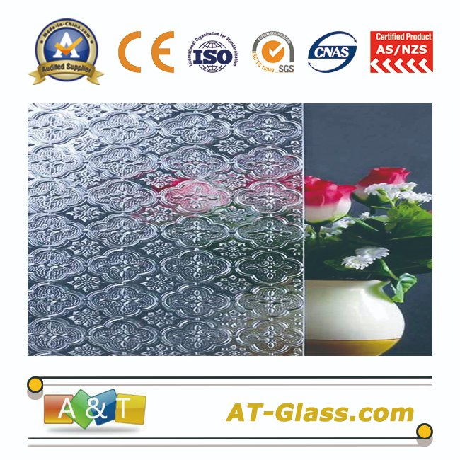 3~6mm Patterned Glass for Bathroom Window Furniture