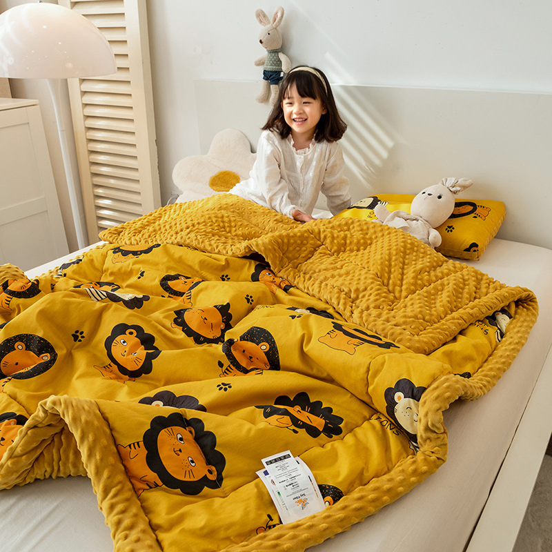 Winter Pea Down Thick Blanket Children's Cotton Blanket