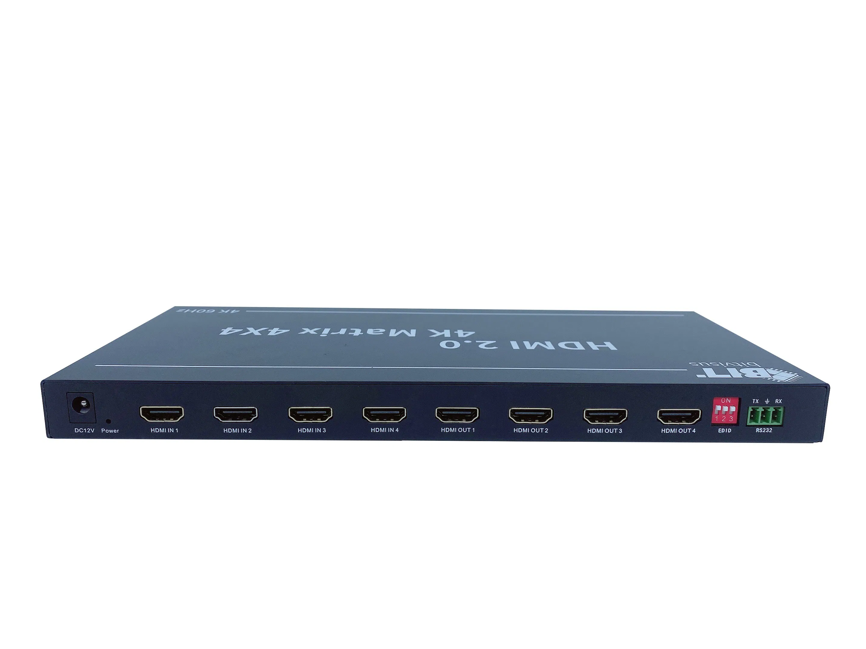 Top Quality Bitvisus Pdif 3D Video 4X4 Matrix with HDMI Inputs 4K Hdcp Splitter